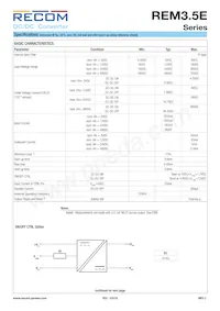 REM3.5E-0505S/R6/A/SMD Datasheet Pagina 2