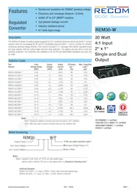 REM30-4805DW/P Datenblatt Cover