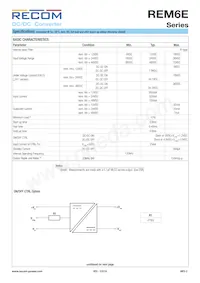 REM6E-1212S/R6/A/SMD Datasheet Page 2