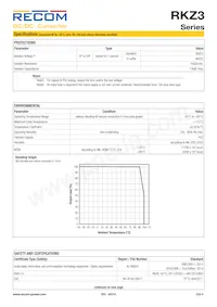 RKZ3-2412S/H Datasheet Page 4