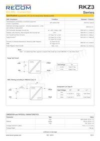RKZ3-2412S/H Datasheet Page 5