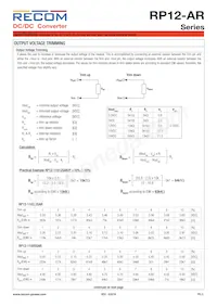 RP12-11015SAR/P Datasheet Pagina 3