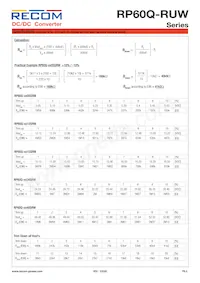 RP60Q-11024SRUW/P Datasheet Pagina 5