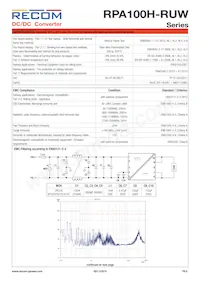 RPA100H-11048SRUW/N Datasheet Page 9