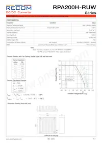 RPA200H-11048SRUW/N Datasheet Pagina 7