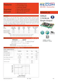 RPA50S-483.3SW/P數據表 封面