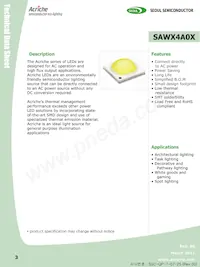 SAW84A0C-RT-GA Datasheet Page 3