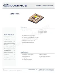 SBM-40-RGBW-P41-QC100 Datasheet Cover