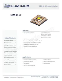 SBM-40-RGBW-P41-QC100 데이터 시트 표지