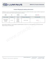 SBM-40-RGBW-P41-QC100 Datasheet Page 6