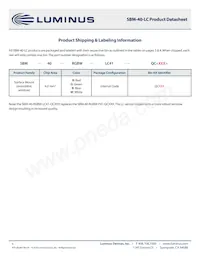 SBM-40-RGBW-P41-QC100 데이터 시트 페이지 6