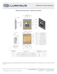 SBM-40-RGBW-P41-QC100 데이터 시트 페이지 13