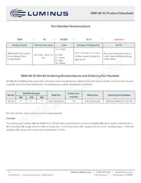 SBM-40-RGBW-SC41-QD100 Datasheet Page 5