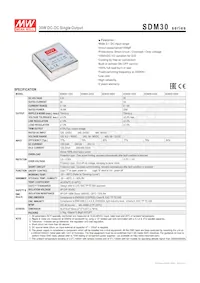 SDM30-48S5 Datasheet Cover