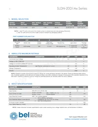SLDN-20D1ALG Datasheet Page 2