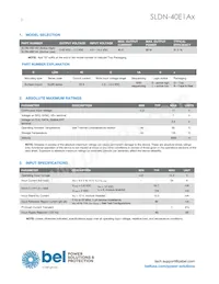 SLDN-40E1ALG 데이터 시트 페이지 2