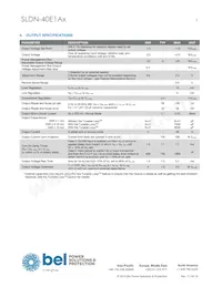 SLDN-40E1ALG Datasheet Page 3