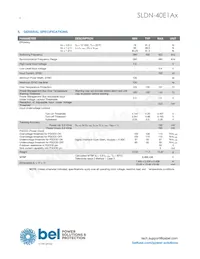 SLDN-40E1ALG Datasheet Page 4