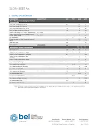 SLDN-40E1ALG Datasheet Pagina 5