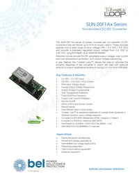 SLIN-20F1A0G Datasheet Cover