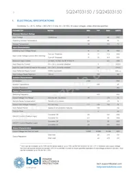 SQ24T03150-NEC0G Datasheet Page 2