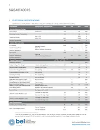 SQE48T40015-NDCKG Datasheet Pagina 2