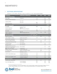 SQE48T50012-NDBKG Datasheet Page 2