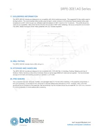 SRPE-30E1A0G Datasheet Page 14