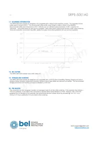 SRPE-50E1A0G Datasheet Pagina 14