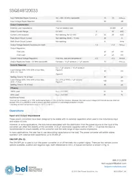 SSQE48T20033-PAA0G Datasheet Page 3