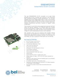 SSQE48T25033-PAAN Datasheet Cover