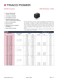 TDN 1-4822WI Datasheet Cover
