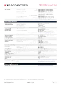 TDN 5-4823WISM Datasheet Page 3