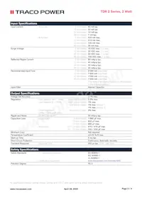 TDR 2-4823SM Datasheet Page 2