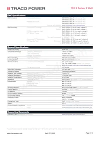 TEC 2-0923 Datasheet Page 3