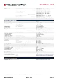 TEC 3-2421WI Datasheet Page 3