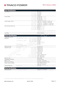 TEC 3-4822 Datasheet Page 2