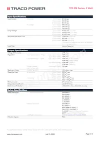 TES 2-2422M Datasheet Page 2