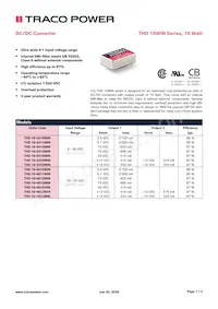 THD 10-4822WIN Datasheet Cover