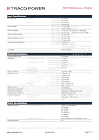 THD 10-4822WIN Datasheet Page 2