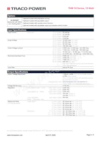 THM 10-4823 Datasheet Page 2
