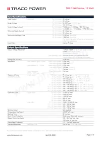 THN 15-4823WI Datasheet Page 2