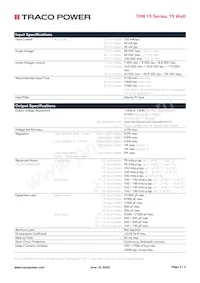 THN 15-4825WI Datasheet Page 2