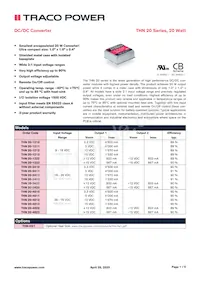 THN 20-4823 Datasheet Cover