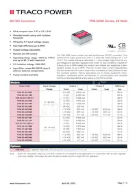 THN 20-4825WI Datasheet Cover
