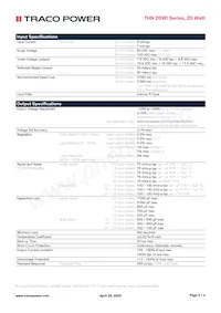 THN 20-4825WI Datasheet Page 2