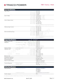TMR 1-4823 Datasheet Page 2