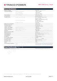 TMR 1-4823SM Datasheet Pagina 3