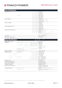 TMR 2-4823WIN Datasheet Pagina 2