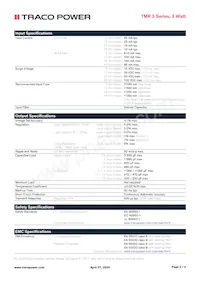 TMR 3-4823HI Datasheet Page 2